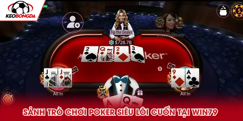 Rinh thưởng poker chỉ trong tích tắc