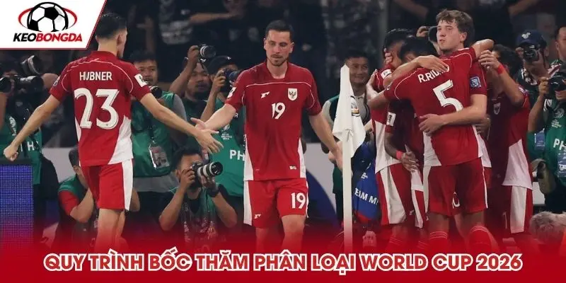 Quy trình bốc thăm phân loại World Cup 2026 đang đến gần