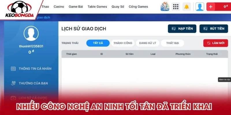 Nhiều công nghệ an ninh tối tân đã triển khai